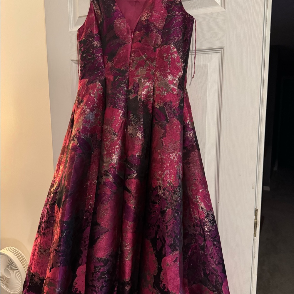 Adrianna Papell Kids Dress in Pink and Purple Floral
